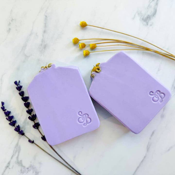 Lavender & Chamomile Tallow Soap for wholesale by Sunday's Best LLC
