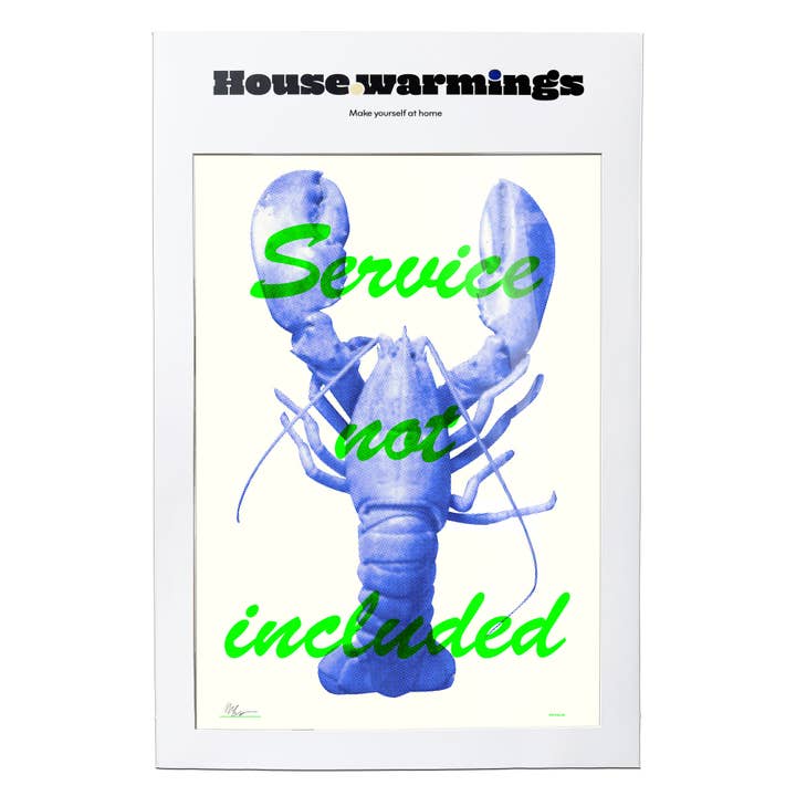 SERVIÇO NÃO INCLUÍDO LAGOSTA Impressão Artística - Tamanho A3 por atacado de Jolly Awesome