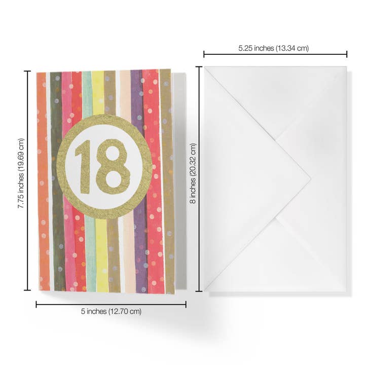 18th Birthday Card | Bigger Brighter Bolder You for wholesale by 1Up Greetings LLC