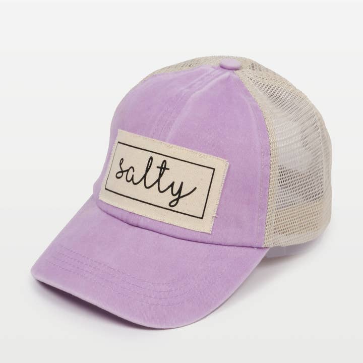 David And Young - Wholesale Baseball Cap - Women's - Salty Canvas Patch Mesh Back Baseball Cap12
