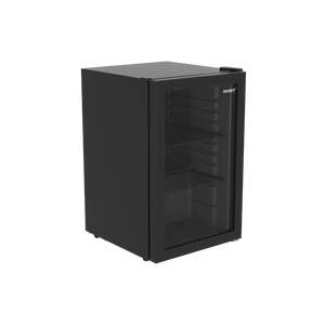 Personal Chiller Mini Fridge Small Space Cooler, Black Marble