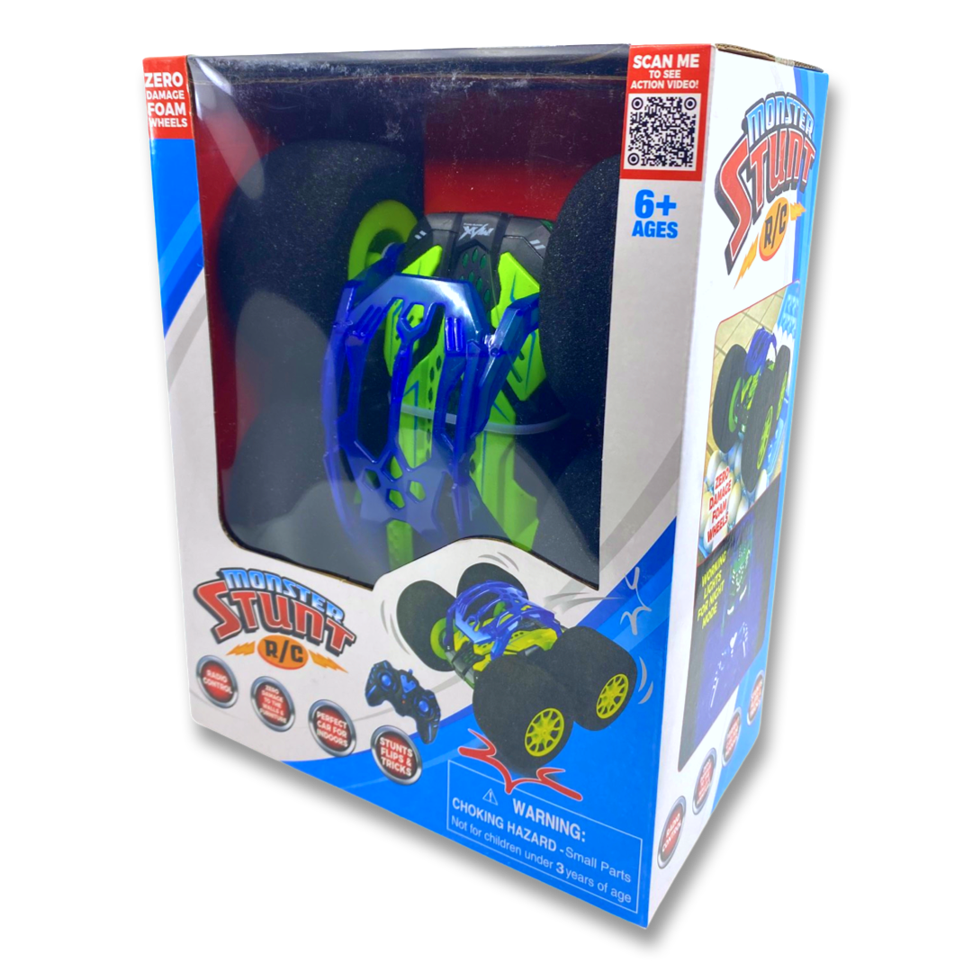 Novelty Brands - Wholesale Toy Car/Truck - Kids - Remote Controlled Car Monster Stunt Boxed - 6/Pack1