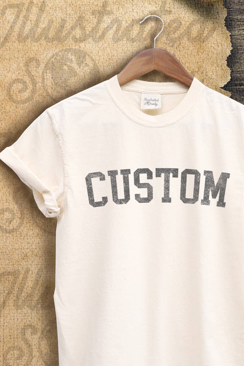 Illustrated Society - Wholesale Screen Printed T-Shirt - Women's - CUSTOM VINTAGE GRAPHIC TEE5