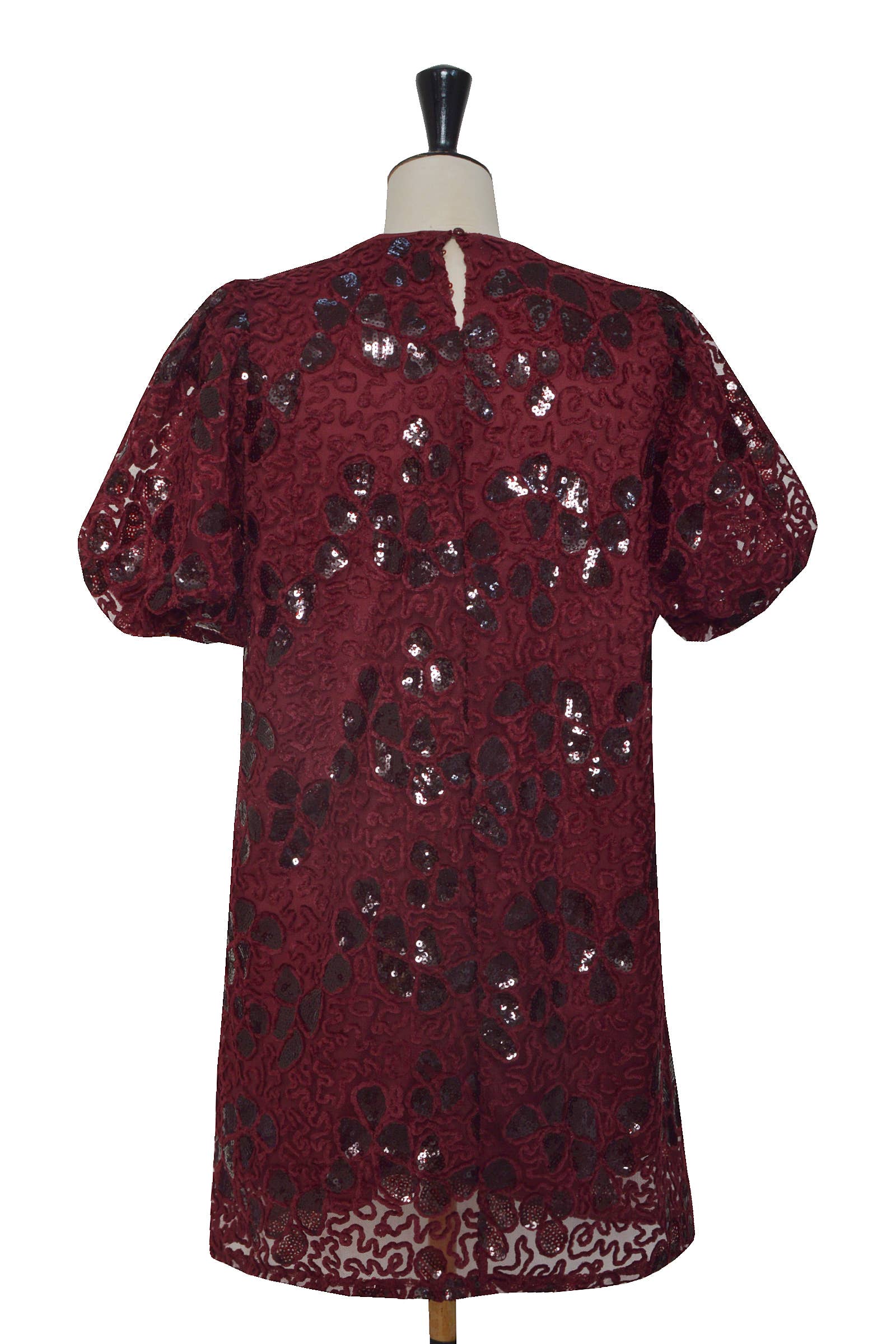 ELLI WHITE – wholesale Dress – Women's – Embossed pattern dress with sequins5