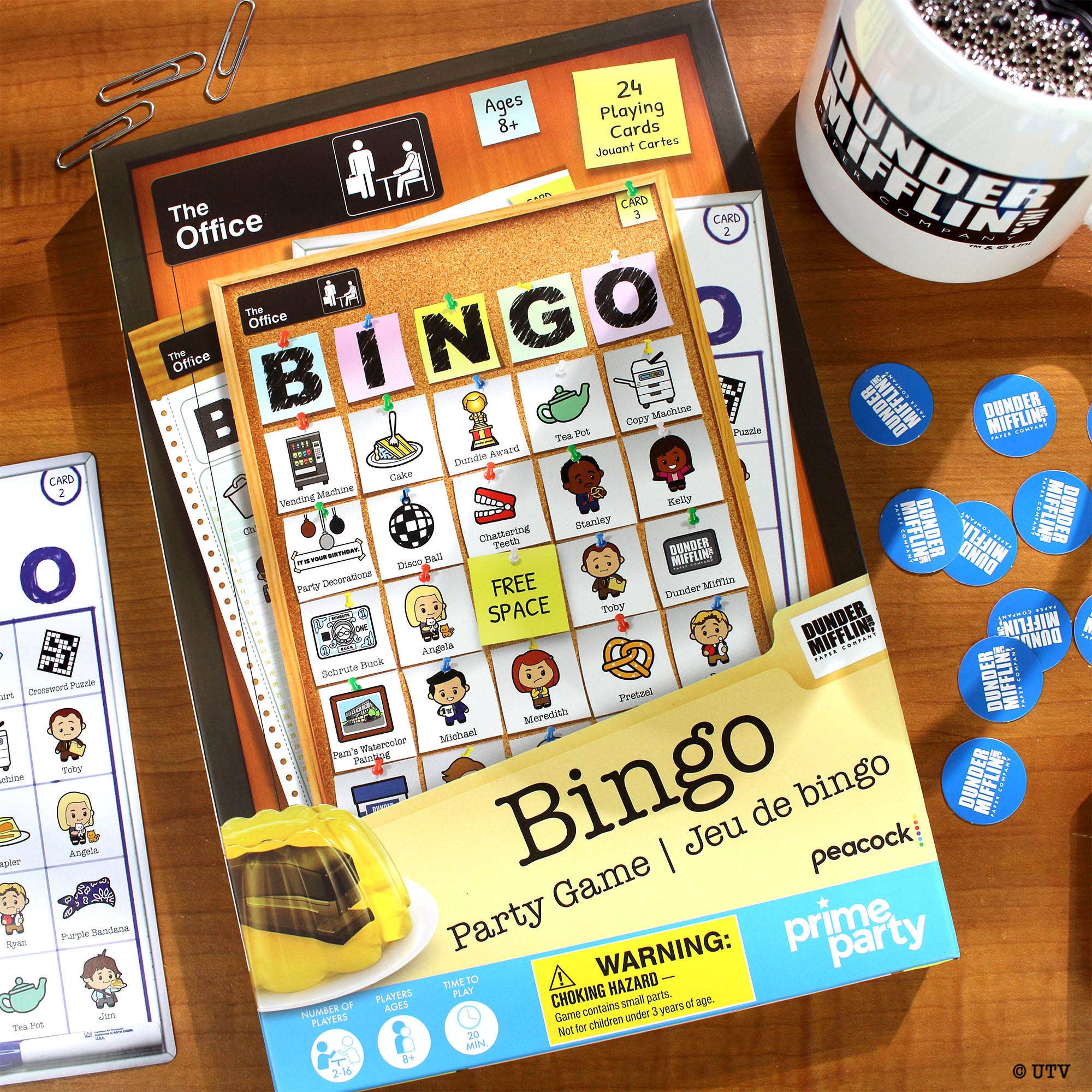 Prime Party - Wholesale Board Game - The Office Bingo Game2