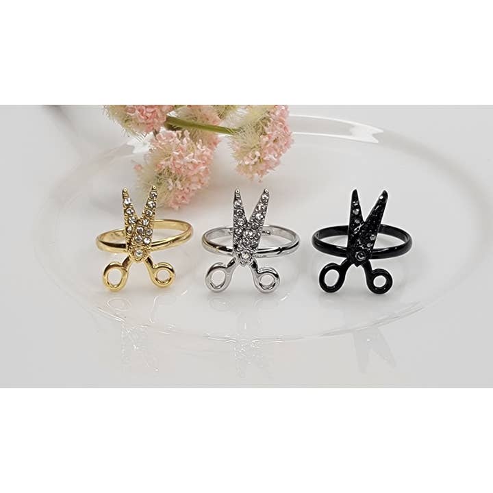SCISSOR ADJUSTABLE RING. for wholesale by BETTYOH INC