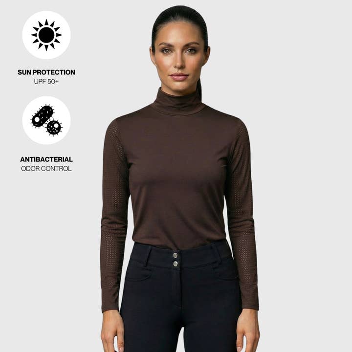 AIRFLOW HIGH NECK - BROWN for wholesale by ARMATEQ