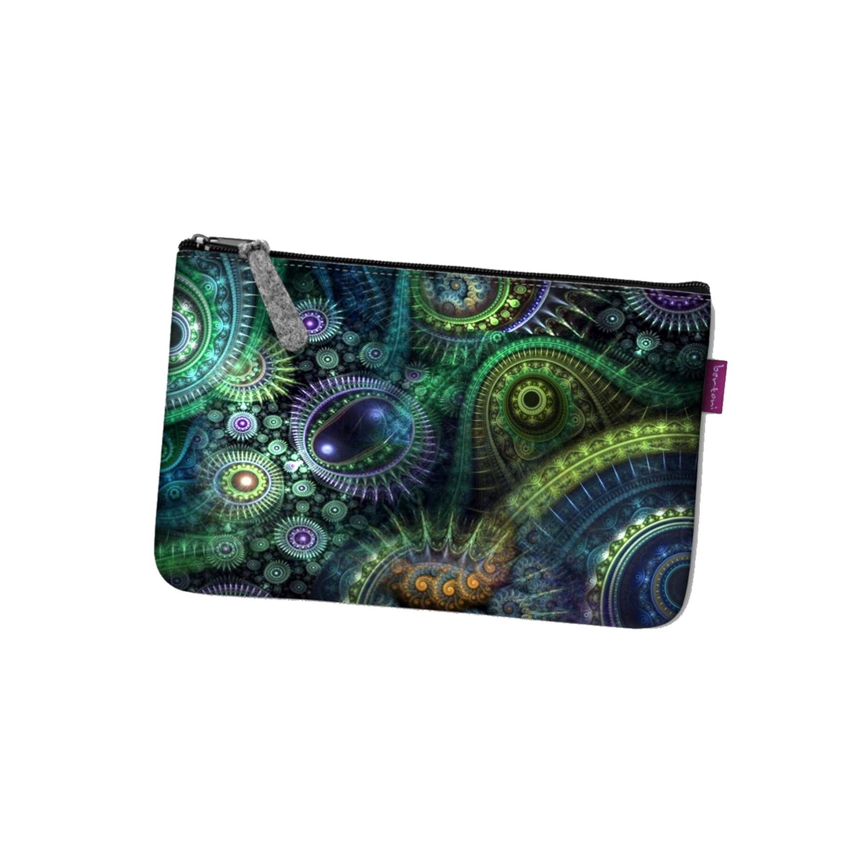 IngrossoBertoni by INCI Srl - Wholesale Pouch - Women's - Nirvana Bertoni Pocket Line Grey Felt Clutch Bag