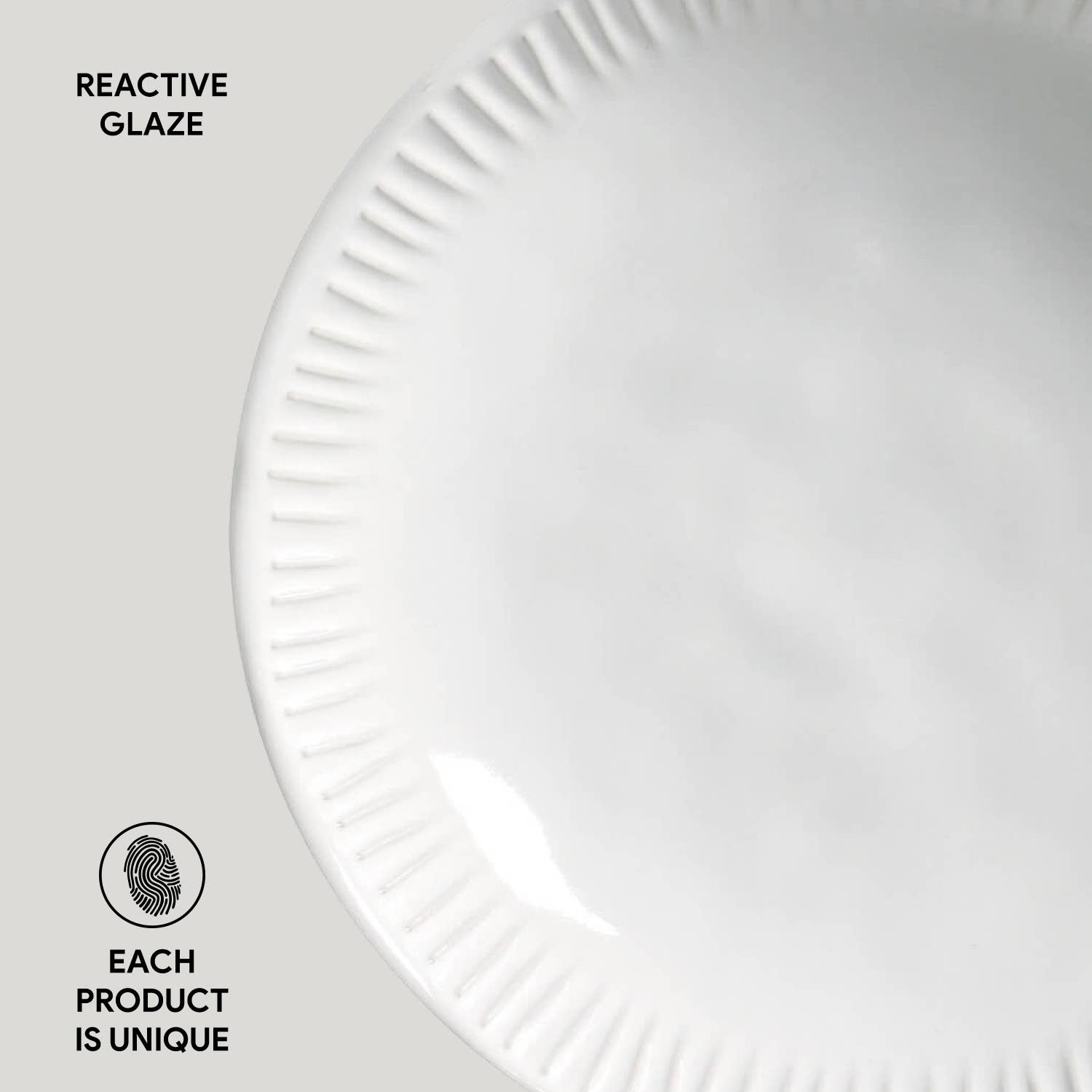 Porto Brasil - Wholesale Salad Plate - Linhas Bio Stoneware New White Salad Bowl, 28 Oz4