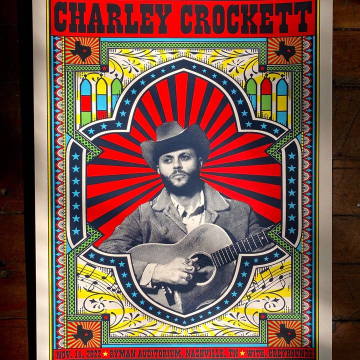 Charley Crockett - Tennessee pour la vente par NateDuval.com