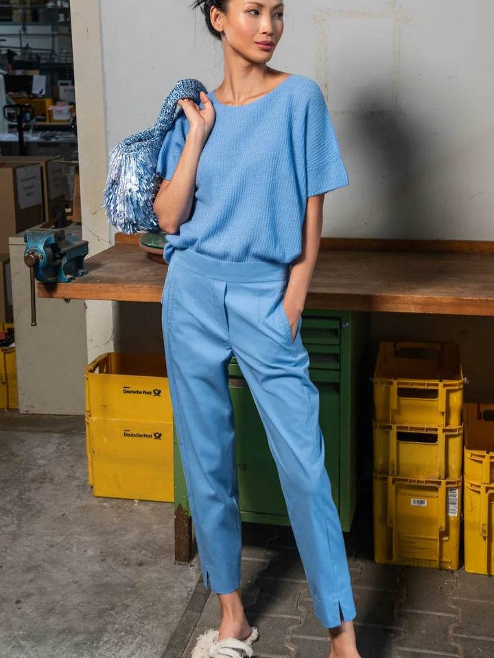 Elastische taille katoenmix broek voor wholesale door Spoon