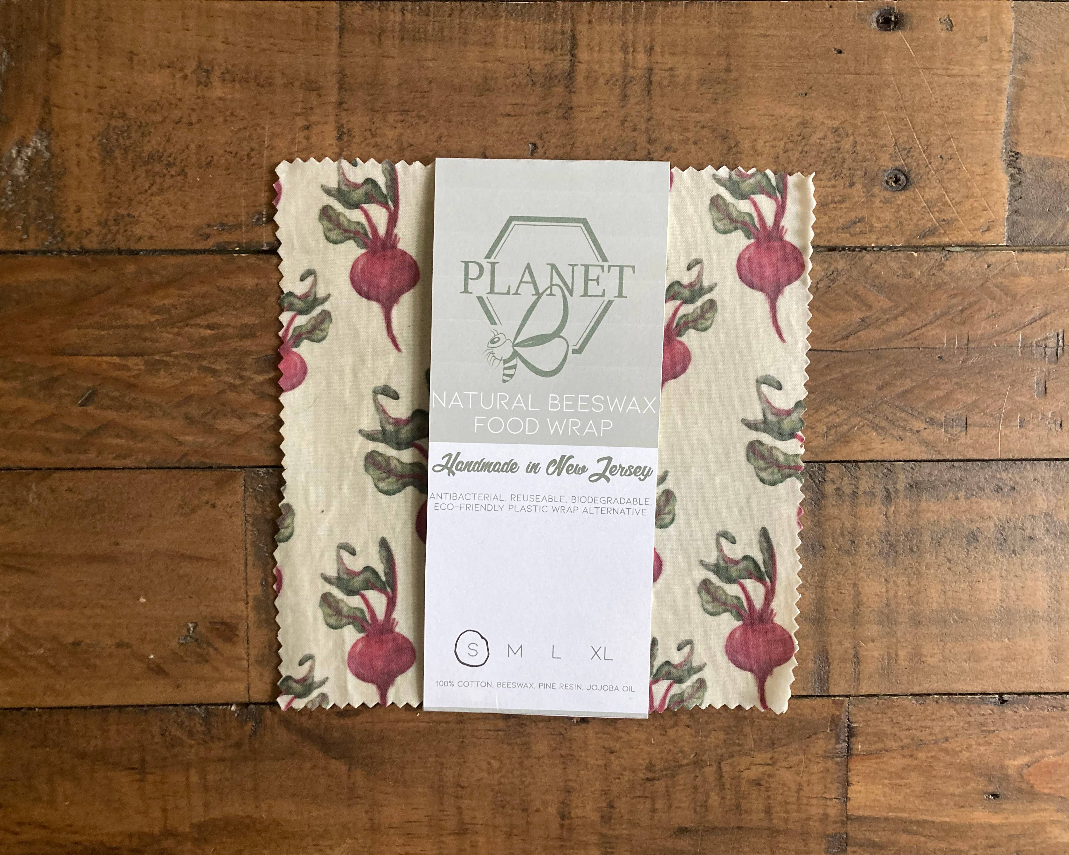 Planet B, Inc. - Wholesale Food Storage Wrap/Bag - Beeswax Wraps - Beets1