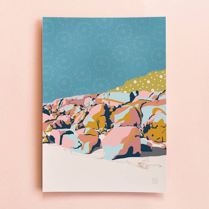 Terracotta Cove Art Print for wholesale by Unratio