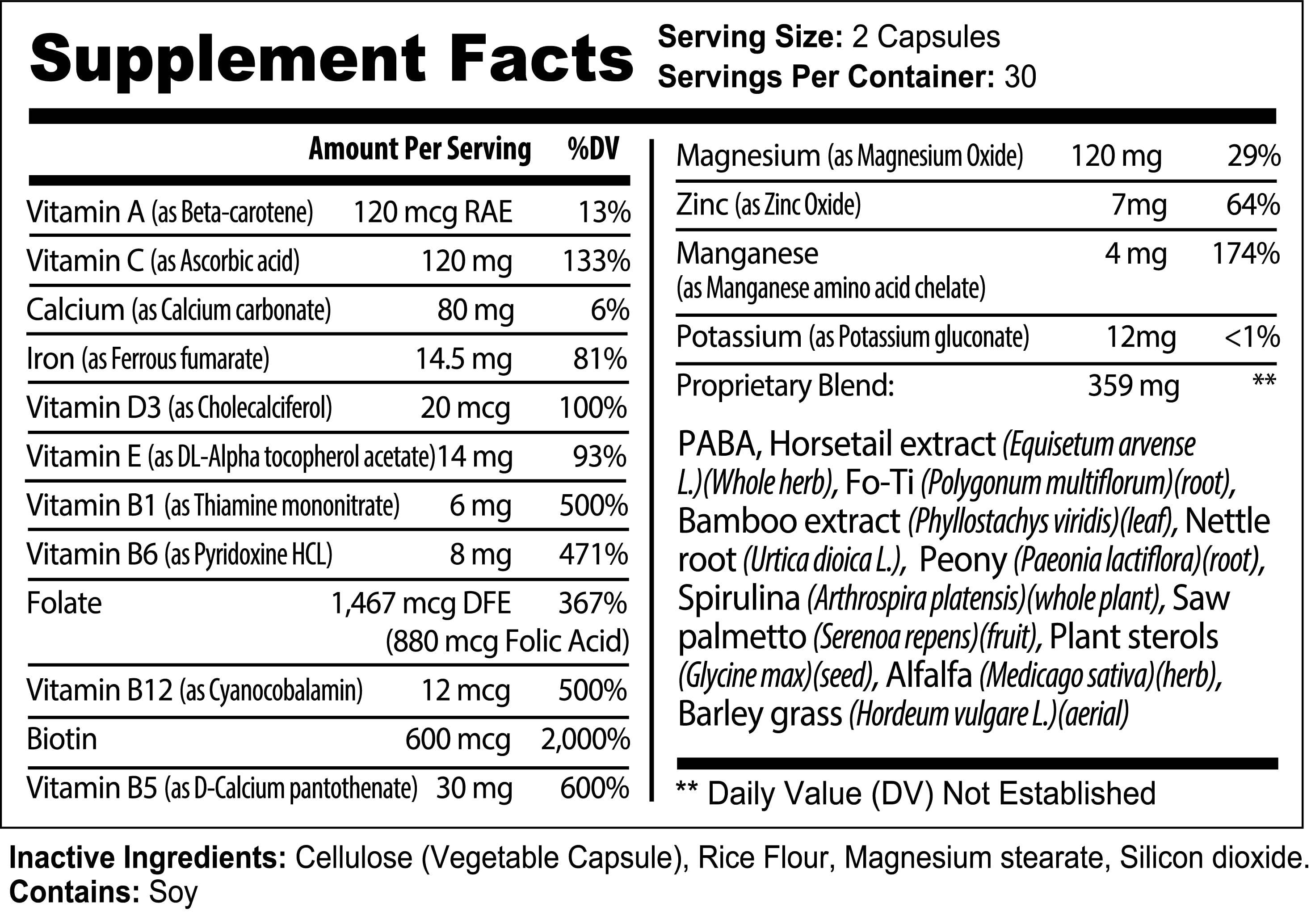 Nutra Moment - Wholesale Oral Supplement/Vitamin - Hair Skin & Nail3