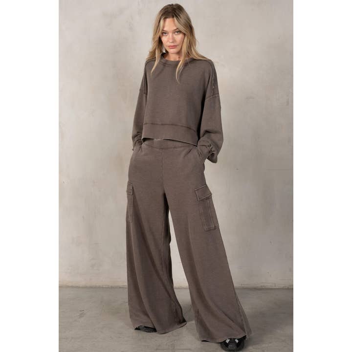 lalamia - Wholesale Sweatshirt - Women's - Exposed Seam Sweatshirt7