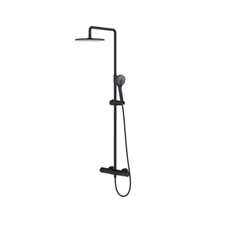 EcoRain - Wholesale Shower Head - Rain Shower Set Cas - Black