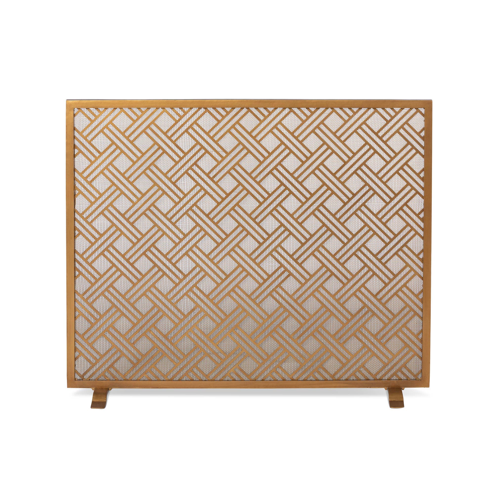 Park Hill Collection - Wholesale Fireplace Screen - Promo Park Hill Collection Cross Hatch Fire Screen