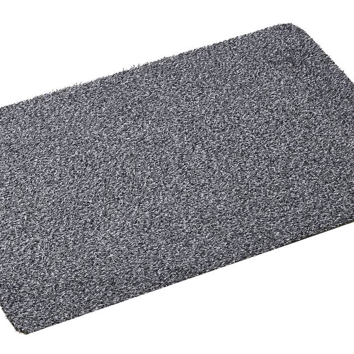 Tapete lavável sem borda de peso médio rico em algodão cinza Waterloo por atacado de Esselle Limited