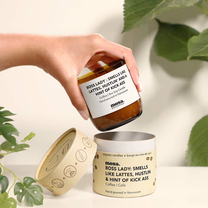 Mosa - Wholesale Jar/filled candle - Boss Lady - Coffee Candle7