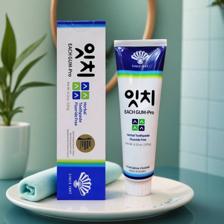 KPurity - Vente Dentifrices - Dentifrice Herbal Gum-Pro Deep Clean avec 3 ingrédients à base de plantes - Camomille, Myrrhe, Ratanhia - Sans fluor, 120g0