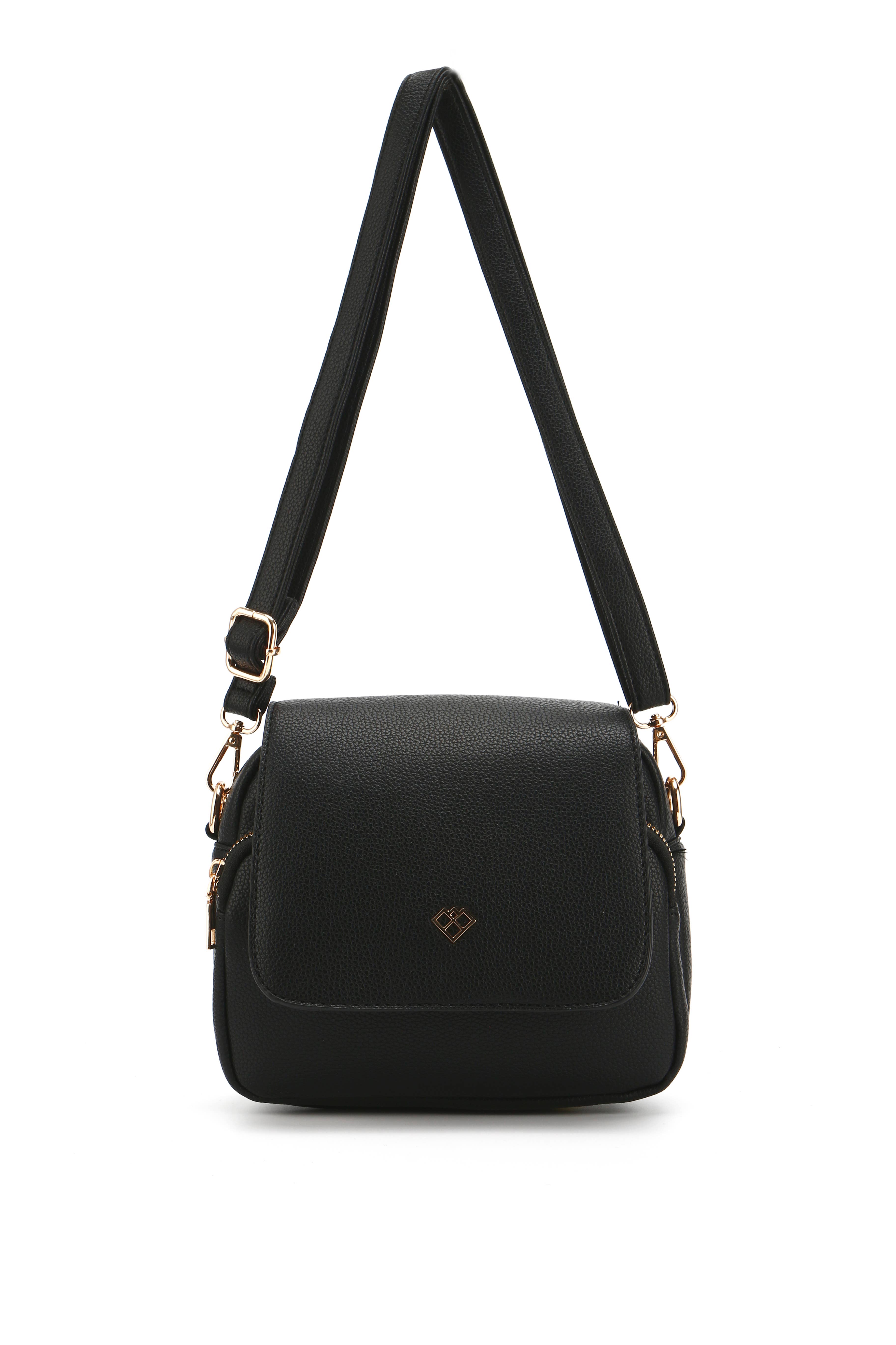 Papaya Fashion Ltd – Engroshandel Crossbodytaske - Dame – SR2052-Carrier Co. Klap Lynlås Top Taske Foran Crossbody Taske0