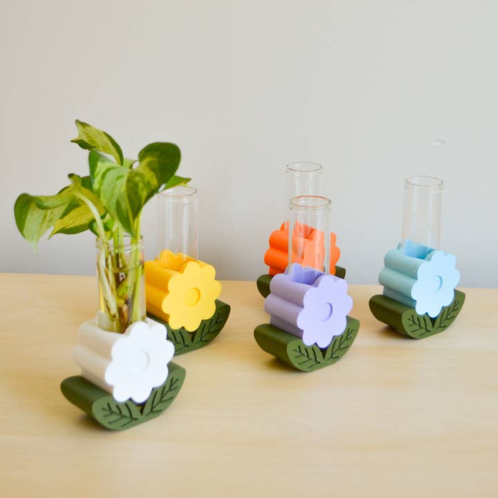 LindaMakess - Wholesale Vase - Single Color Stacking Flower Plant Propagation Vase 0