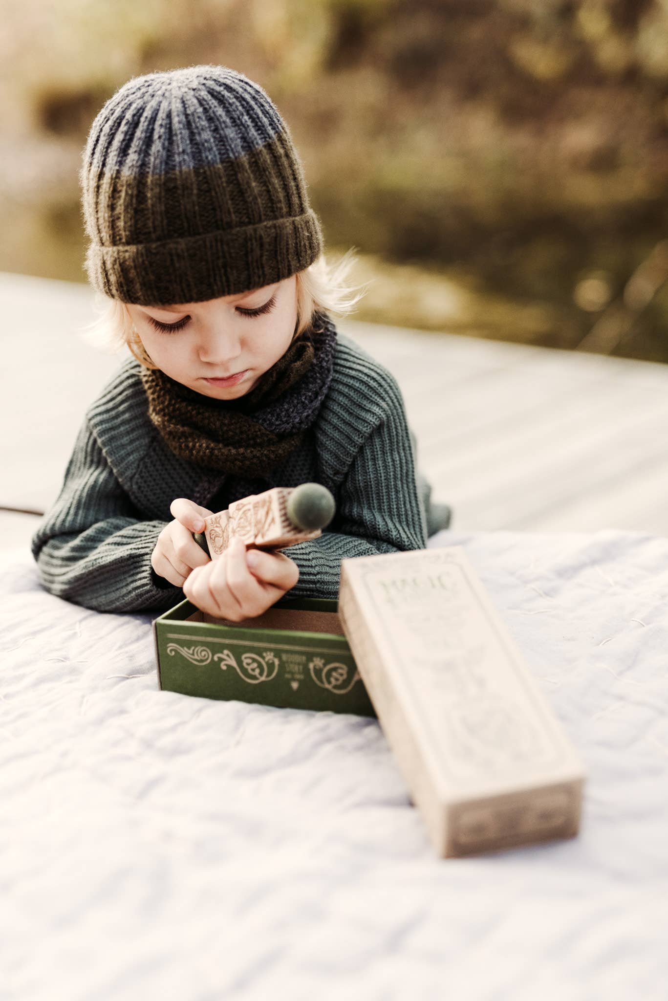 Wooden Story Sp. z o.o. - Wholesale Houten speelgoed - Kinderen - Draai de blokken - Magisch bos - groen7