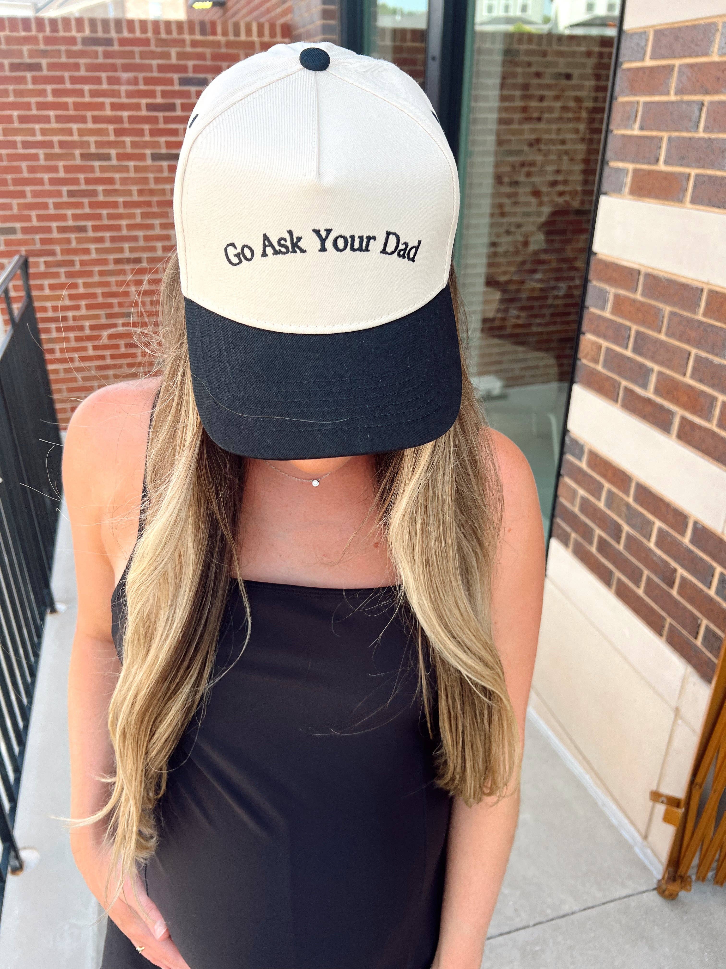 KENZKUSTOMZ - Wholesale Trucker Hat - Women's - Go Ask Your Dad. Vintage Trucker Hat3