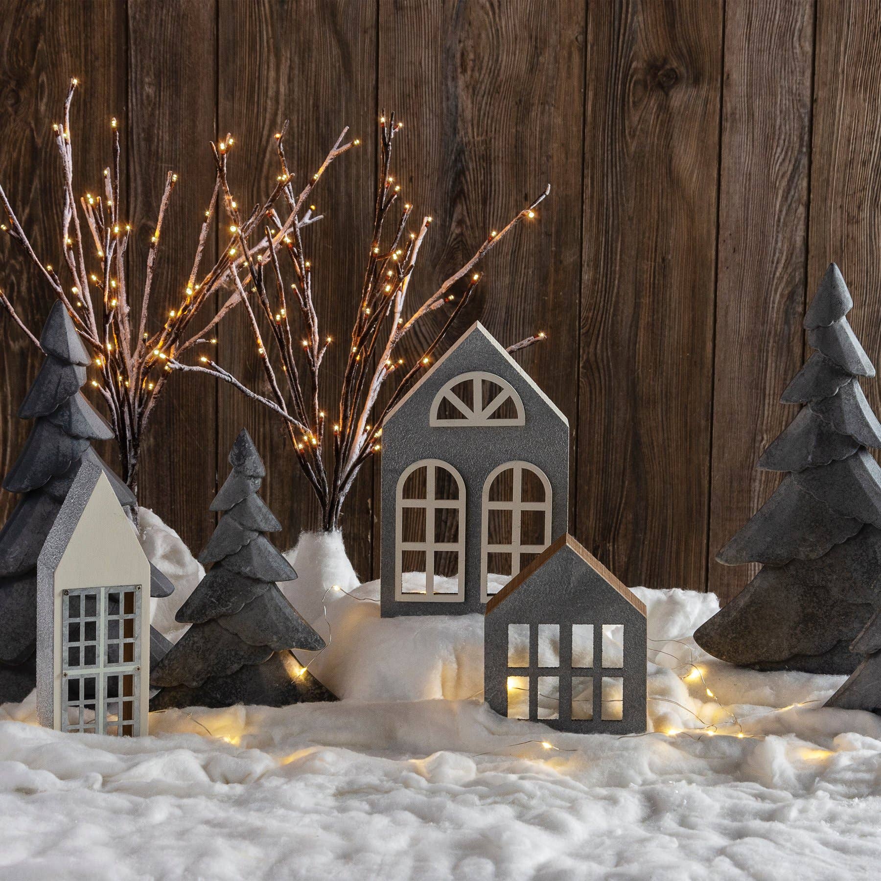 Primitives by Kathy - Wholesale Decorative Tabletop Object - Snow Roll1