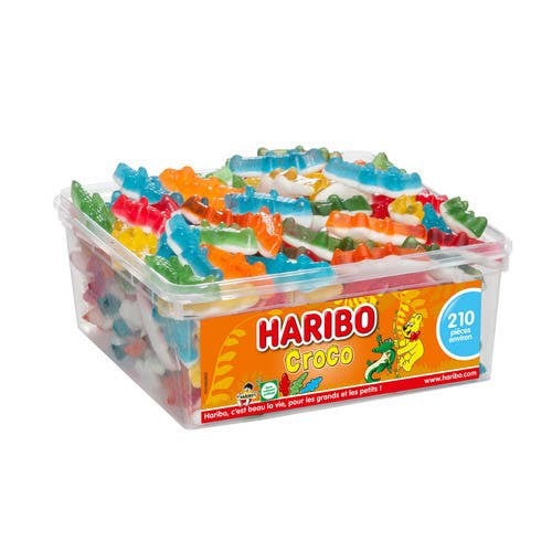 EUROPE CONFISERIE - Vente Bonbons gélifiés - CROCO HARI, BAC 210 P HARIBO