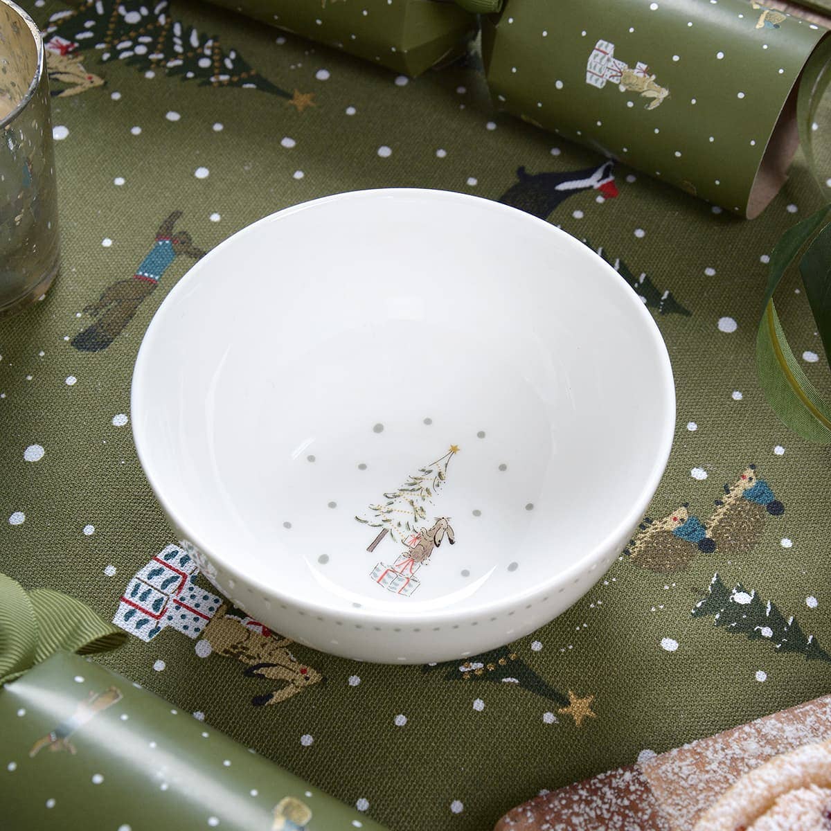 Sophie Allport – wholesale Bowl – Festive Forest Nibbles Bowl