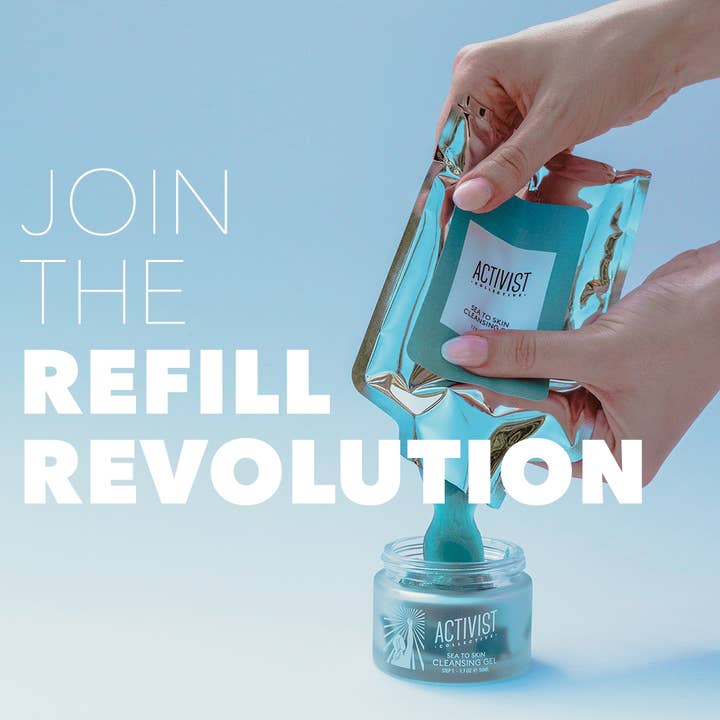 Activist Skincare - Wholesale Facial Cleanser - Sea to Skin Cleansing Gel ‧ refill pouch3