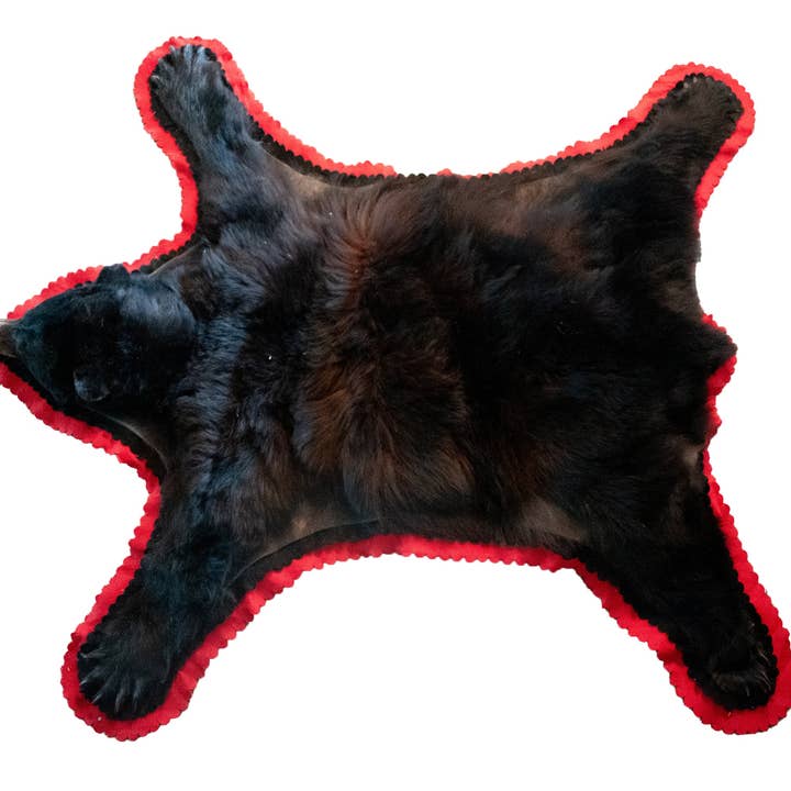 black bear rug for wholesale by Oreamnos Oddities