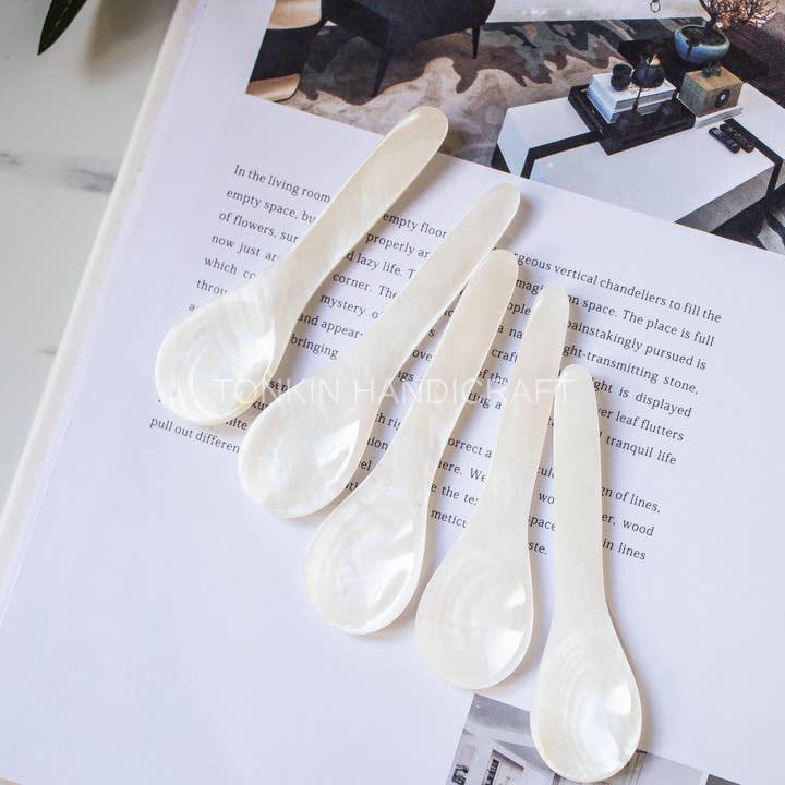 Tonkin Handicraft - Wholesale Table Spoon (Cutlery) - Mun Seashell Spoon4