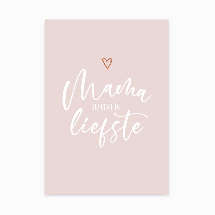 Postkort Kæreste Mor for engroshandel hos Studio Hoeked