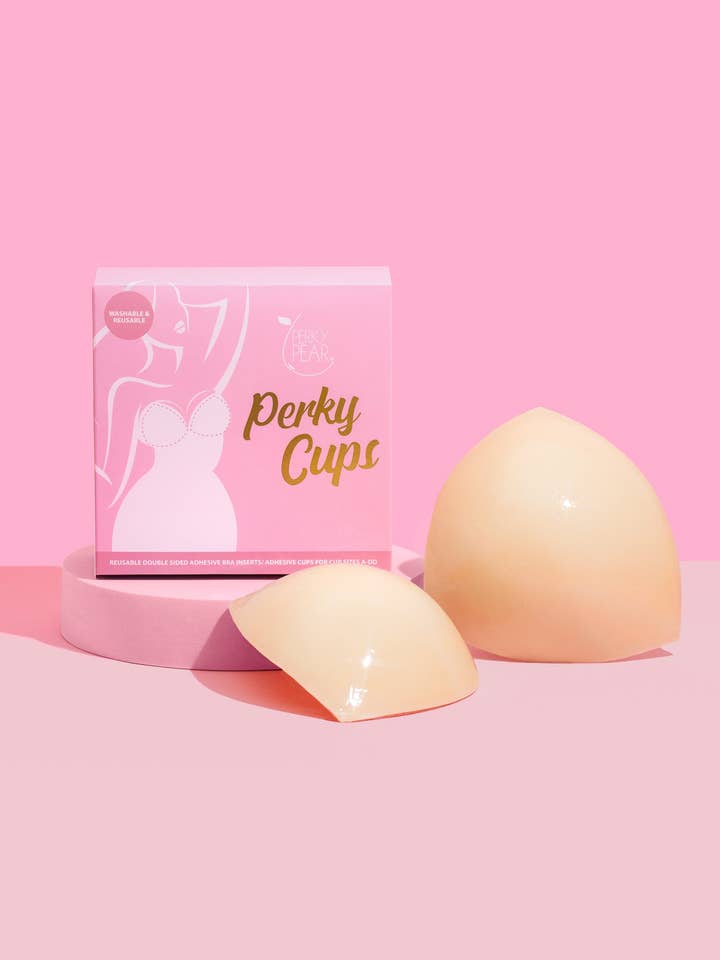 Coussinets adhésifs amplificateurs de décolleté tailles A-D pour la vente par Perky Pear