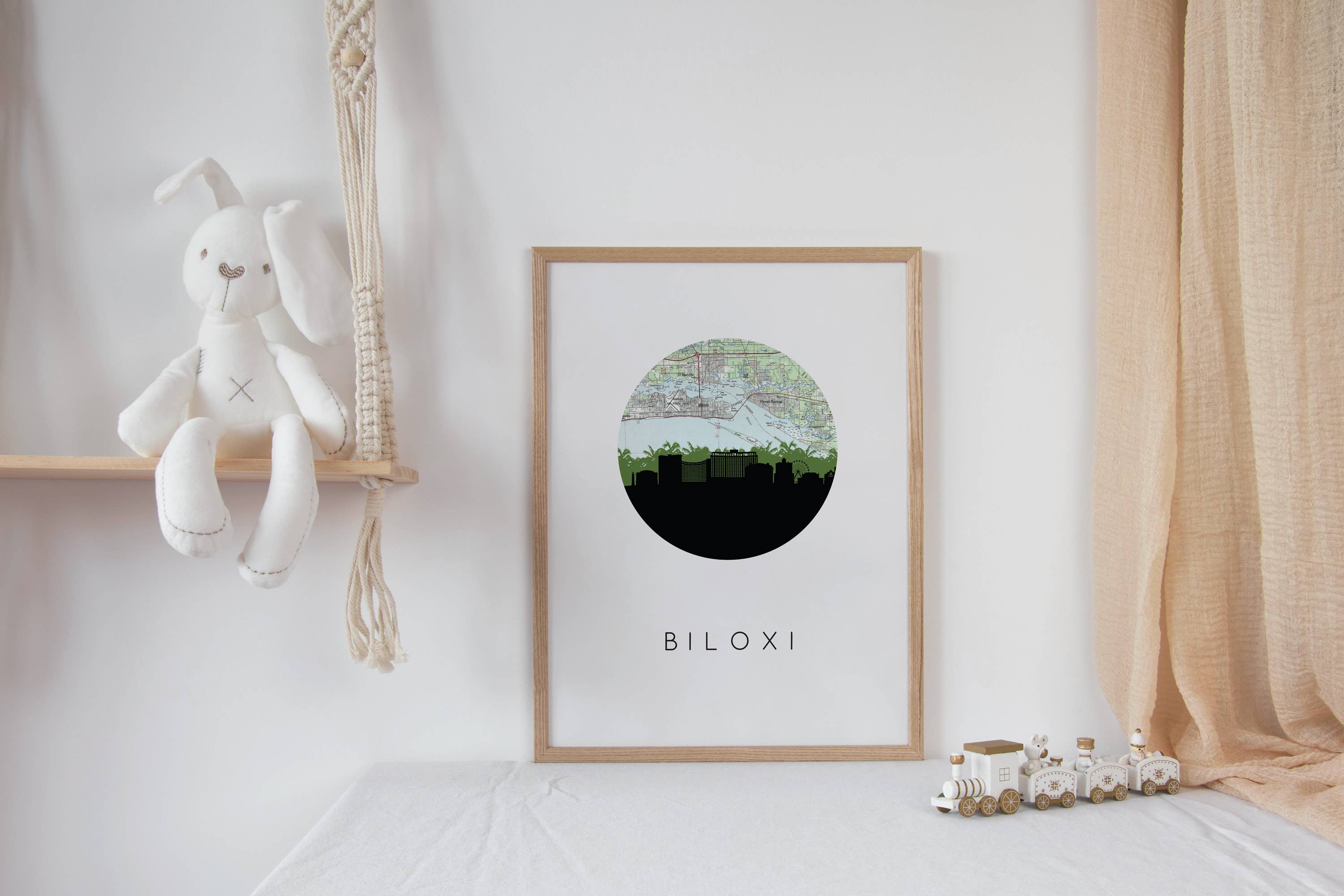 Paperfinch Design - Wholesale Art Print - Mississippi City Skyline Art Print | Multiple Cities1