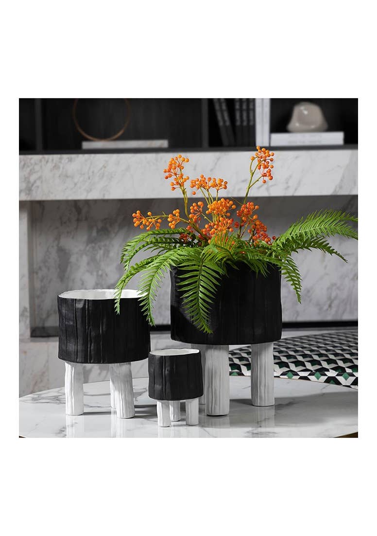 Ohno - Wholesale Plant Pot - Ohno Home Accessories Theia Big Pot - Black2