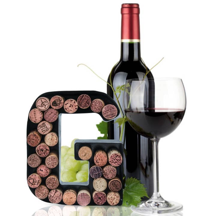 MADE EASY KIT - Wholesale Wine cork holder - Made Easy Kit Metal Letter Wine Cork Holder w/Wall Mount Kit62