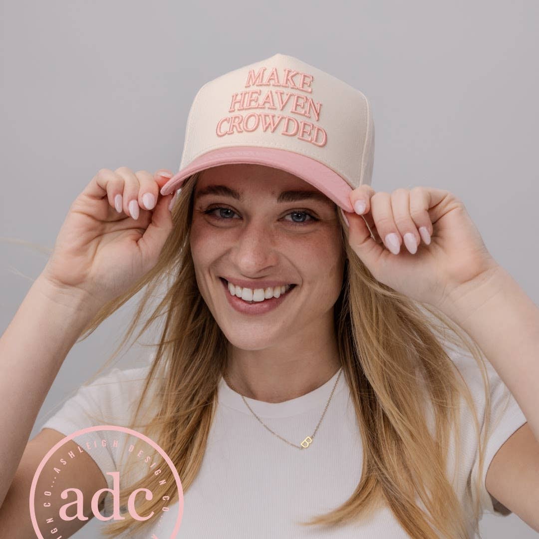 AshleighDesignCo - Wholesale Baseball Cap - Women's - Make Heaven Crowded Baseball Cap2