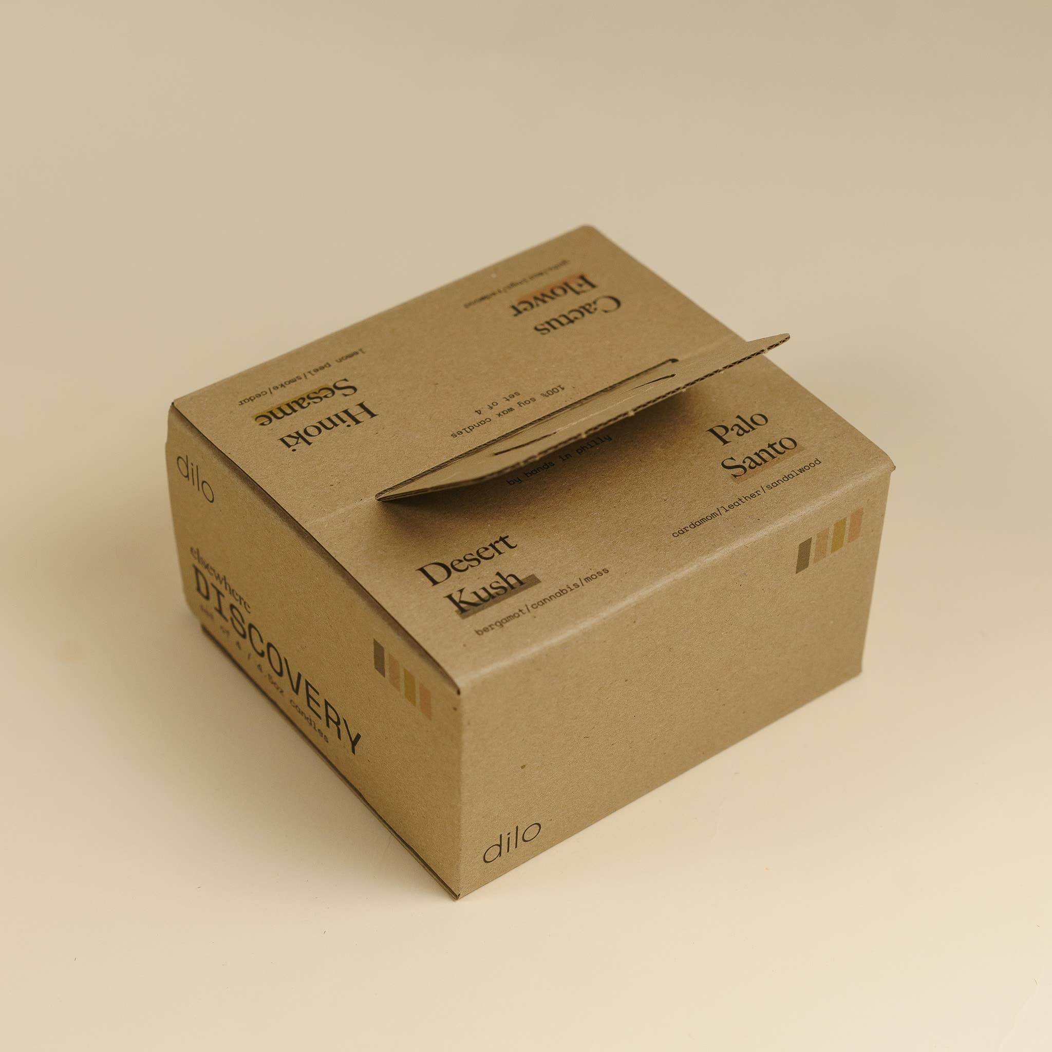 dilo - Vente Bougie en bocal - ailleurs CANDLE Coffret Découverte de 45