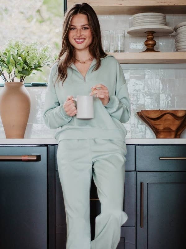 Seafoam Wholesale Scuba Pants Set for wholesale on Faire3