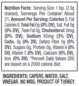 Delallo - Vente Légumes marinés - Câpres (Non-Pareil)1