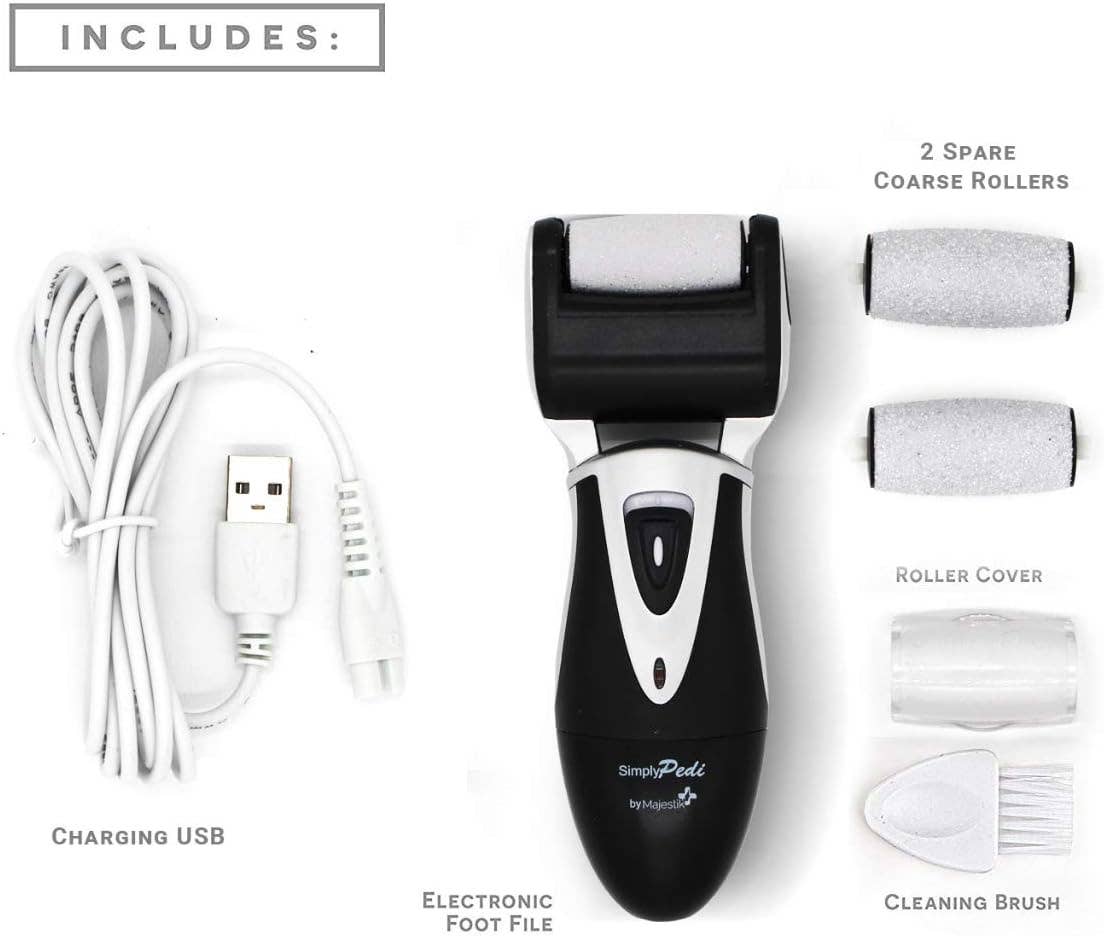 Majestic Beauty – wholesale Electronic skincare device – Electric Rechargeable Hard Skin Remover - Pedicure Foot File5