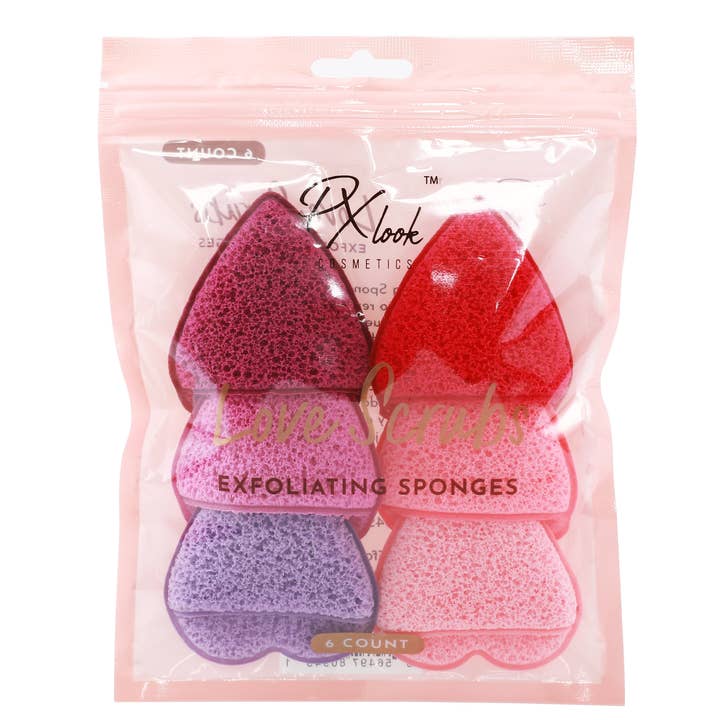 VIAI Beauty - Vendita all'ingrosso Spugne da bagno morbide e a rete - PROLUX Love Scrubs Spugne Esfolianti5