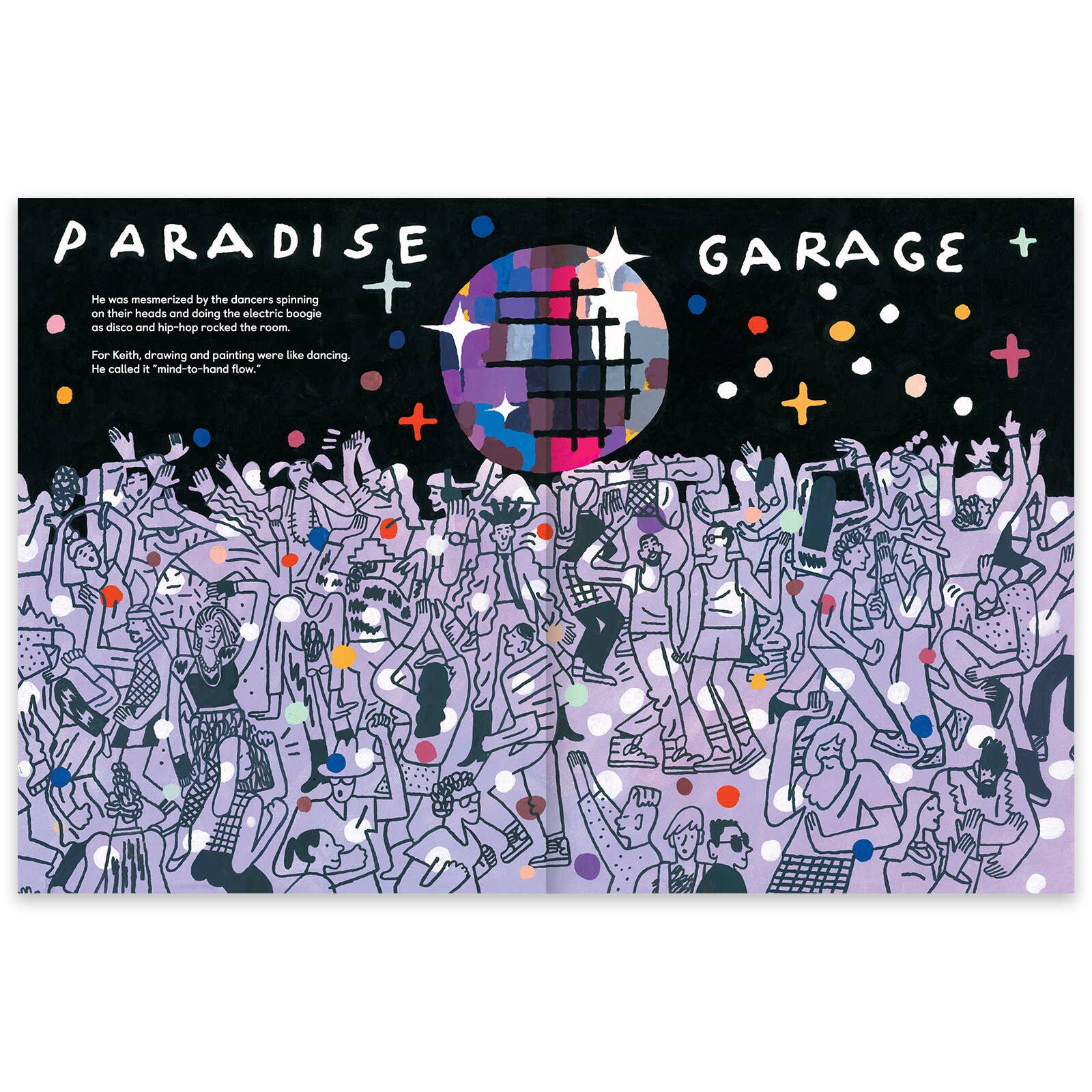 Enchanted Lion Books - Wholesale Biography & Memoir Book - Drawing On Walls: A Story Of Keith Haring3