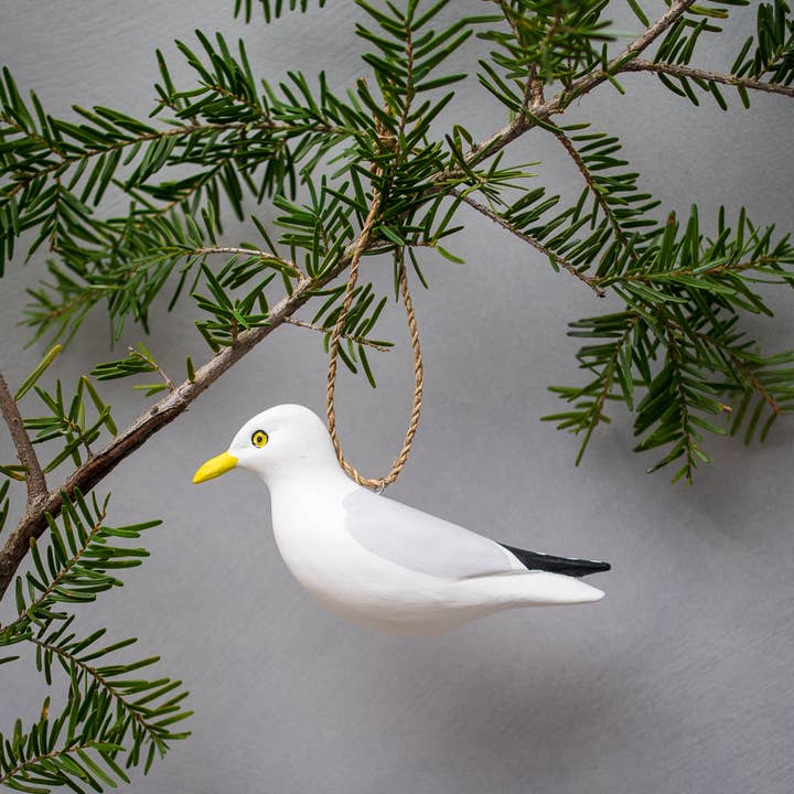 Aviologie - Wholesale Decorative Figurine - Mini Seagull - 3.5"H - Hand Carved Ornament3