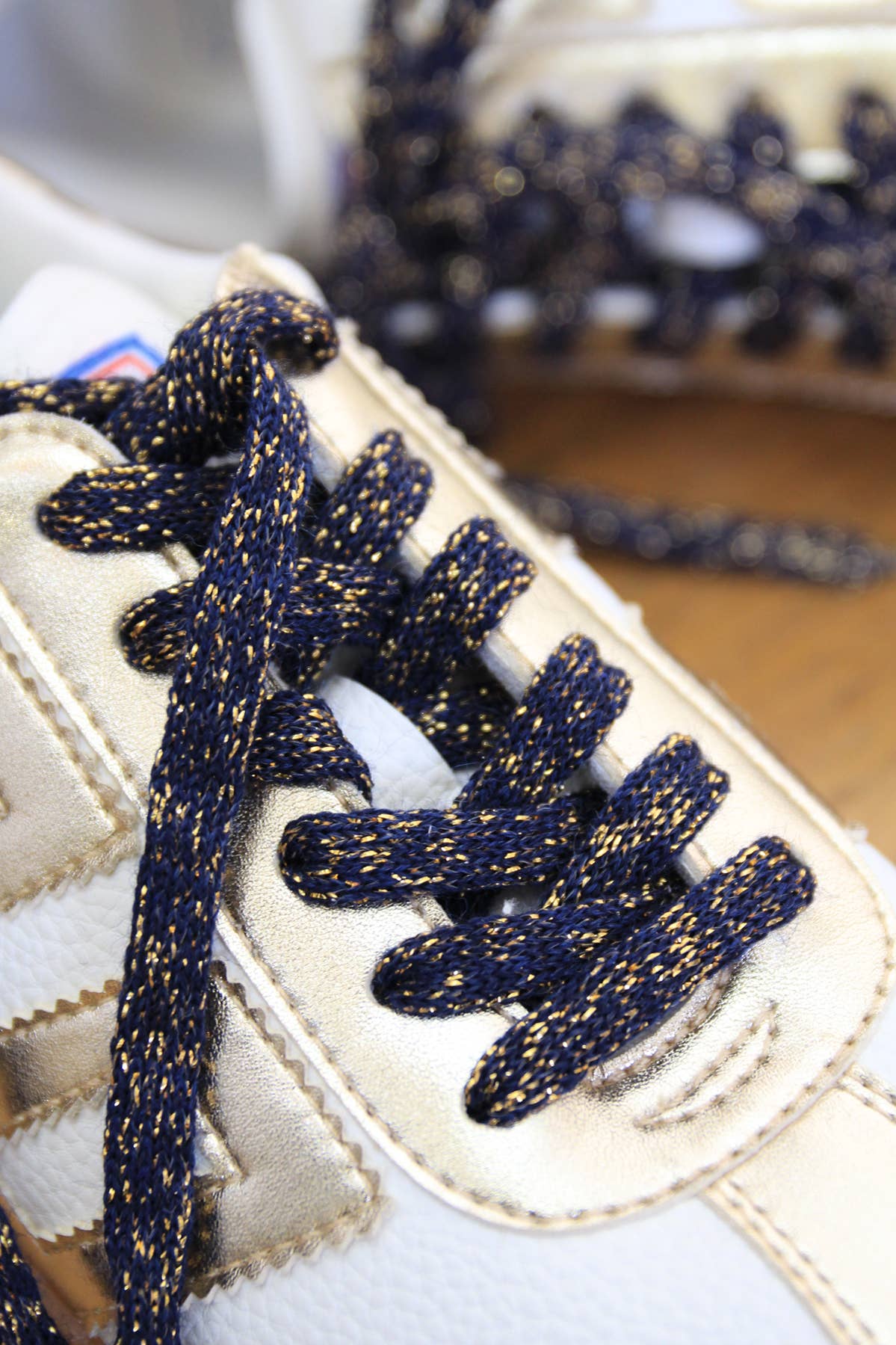 BARNABÉ AIME LE CAFÉ - Wholesale Shoelaces - Women's - Lurex tennis shoe laces18