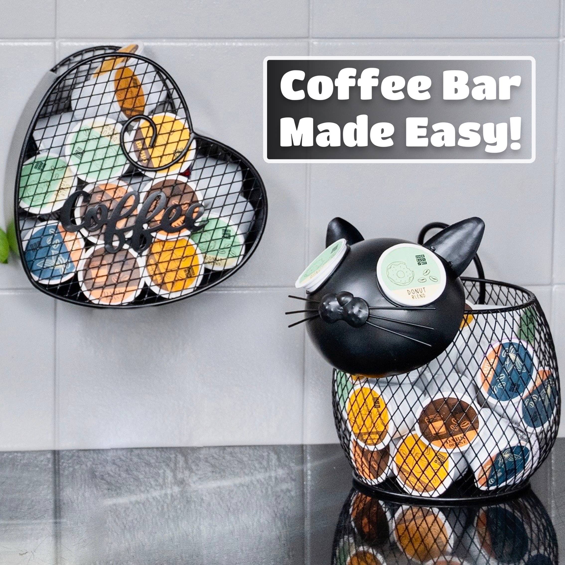 MADE EASY KIT - Wholesale Kitchen Storage/Organizer - Made Easy Kit Coffee Pod Organizer - Home Functional Décor75