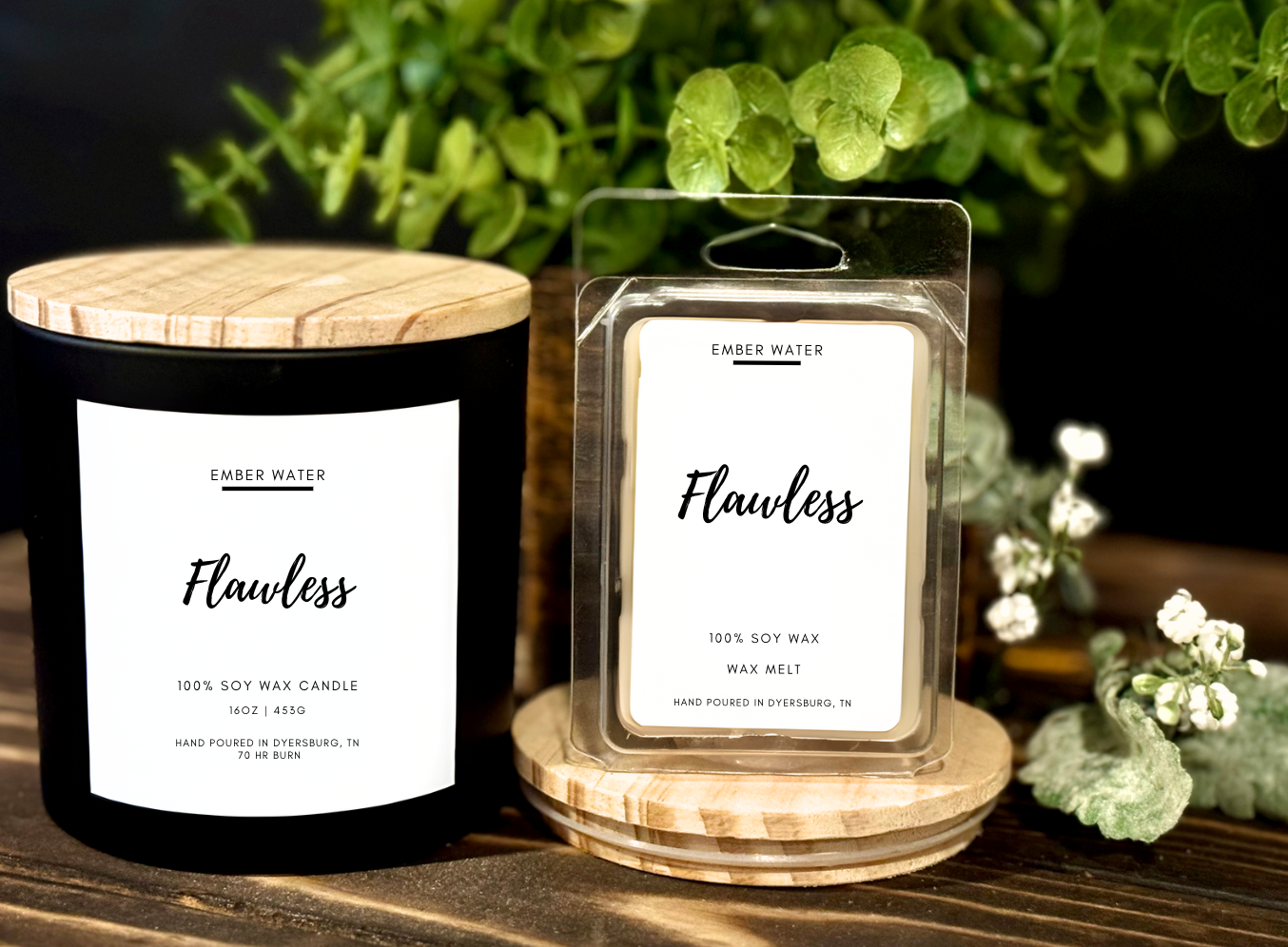 Ember Water – wholesale Burkljus – Flawless 16 oz 100% sojaljus2